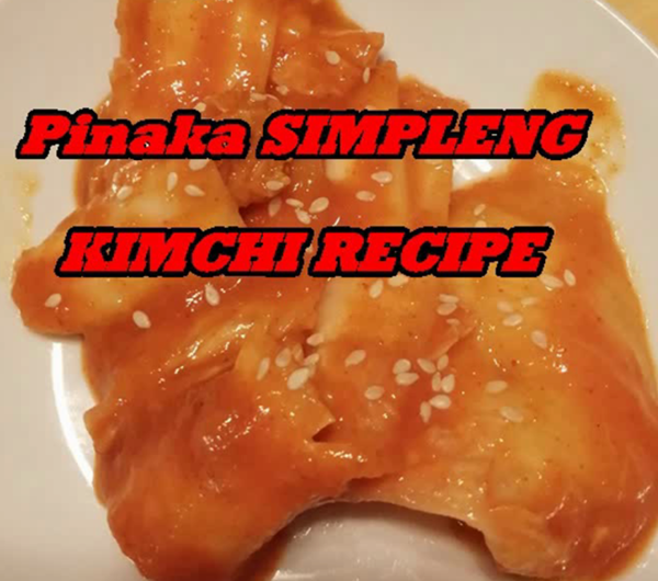 Ang pinaka simpleng KIMCHI recipe