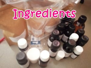 Mga sangkap o ingredients na gamit sa paggawa ng hair and skin care products.
