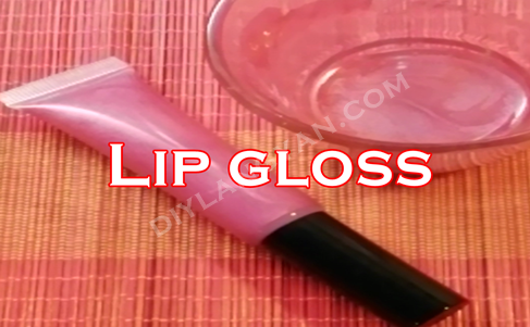 Basic Lip gloss na may candelilla wax na gawa sa bahay